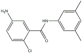 5-amino-2-chloro-N-(3,5-dimethylphenyl)benzamide 结构式