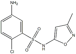 5-amino-2-chloro-N-(3-methyl-1,2-oxazol-5-yl)benzene-1-sulfonamide|