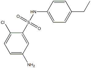 5-amino-2-chloro-N-(4-ethylphenyl)benzene-1-sulfonamide