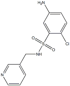 5-amino-2-chloro-N-(pyridin-3-ylmethyl)benzene-1-sulfonamide Structure