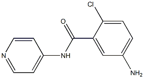 5-amino-2-chloro-N-pyridin-4-ylbenzamide 结构式