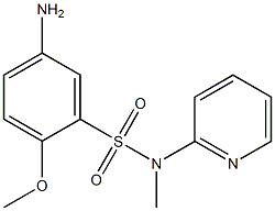 5-amino-2-methoxy-N-methyl-N-(pyridin-2-yl)benzene-1-sulfonamide Struktur