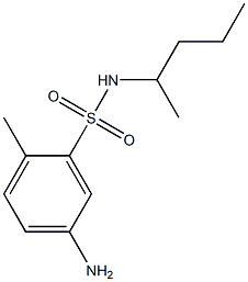 5-amino-2-methyl-N-(pentan-2-yl)benzene-1-sulfonamide Struktur