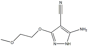 5-amino-3-(2-methoxyethoxy)-1H-pyrazole-4-carbonitrile