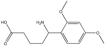 5-amino-5-(2,4-dimethoxyphenyl)pentanoic acid