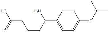 5-amino-5-[4-(propan-2-yloxy)phenyl]pentanoic acid