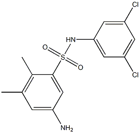 5-amino-N-(3,5-dichlorophenyl)-2,3-dimethylbenzene-1-sulfonamide Structure