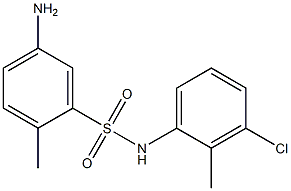 5-amino-N-(3-chloro-2-methylphenyl)-2-methylbenzene-1-sulfonamide