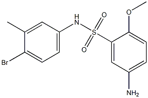 5-amino-N-(4-bromo-3-methylphenyl)-2-methoxybenzene-1-sulfonamide Structure