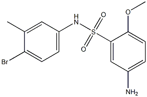 5-amino-N-(4-bromo-3-methylphenyl)-2-methoxybenzene-1-sulfonamide|