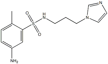 5-amino-N-[3-(1H-imidazol-1-yl)propyl]-2-methylbenzene-1-sulfonamide