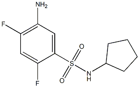 5-amino-N-cyclopentyl-2,4-difluorobenzene-1-sulfonamide