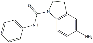 5-amino-N-phenyl-2,3-dihydro-1H-indole-1-carboxamide Struktur