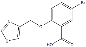 5-bromo-2-(1,3-thiazol-4-ylmethoxy)benzoic acid