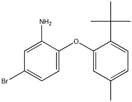 5-bromo-2-(2-tert-butyl-5-methylphenoxy)aniline Structure