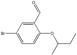 5-bromo-2-(butan-2-yloxy)benzaldehyde Structure