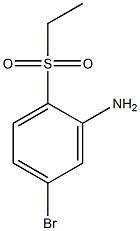 5-bromo-2-(ethylsulfonyl)aniline 化学構造式