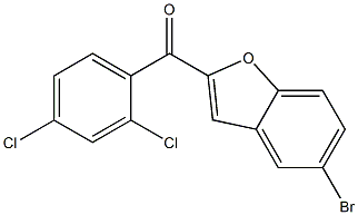 5-bromo-2-[(2,4-dichlorophenyl)carbonyl]-1-benzofuran Structure