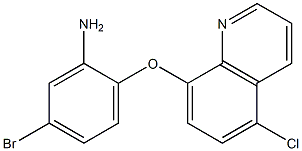 5-bromo-2-[(5-chloroquinolin-8-yl)oxy]aniline|