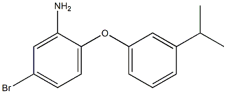  5-bromo-2-[3-(propan-2-yl)phenoxy]aniline