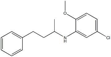 5-chloro-2-methoxy-N-(4-phenylbutan-2-yl)aniline