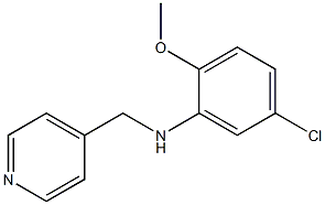 5-chloro-2-methoxy-N-(pyridin-4-ylmethyl)aniline