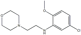 5-chloro-2-methoxy-N-[2-(morpholin-4-yl)ethyl]aniline