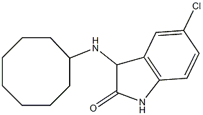 5-chloro-3-(cyclooctylamino)-2,3-dihydro-1H-indol-2-one|