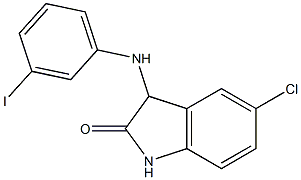 5-chloro-3-[(3-iodophenyl)amino]-2,3-dihydro-1H-indol-2-one|