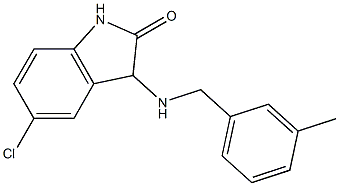 5-chloro-3-{[(3-methylphenyl)methyl]amino}-2,3-dihydro-1H-indol-2-one