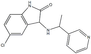 5-chloro-3-{[1-(pyridin-3-yl)ethyl]amino}-2,3-dihydro-1H-indol-2-one