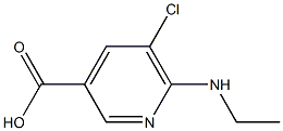 5-chloro-6-(ethylamino)pyridine-3-carboxylic acid