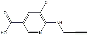 5-chloro-6-(prop-2-yn-1-ylamino)pyridine-3-carboxylic acid