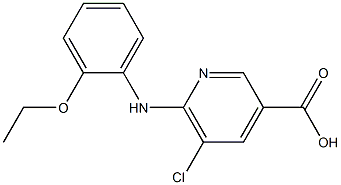 5-chloro-6-[(2-ethoxyphenyl)amino]pyridine-3-carboxylic acid