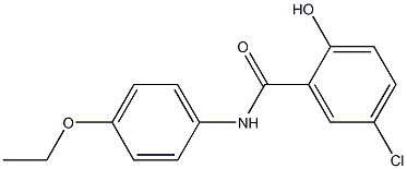 5-chloro-N-(4-ethoxyphenyl)-2-hydroxybenzamide Structure