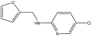5-chloro-N-(furan-2-ylmethyl)pyridin-2-amine Struktur
