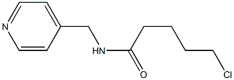 5-chloro-N-(pyridin-4-ylmethyl)pentanamide Struktur