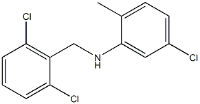 5-chloro-N-[(2,6-dichlorophenyl)methyl]-2-methylaniline Structure