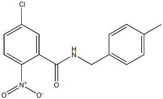  5-chloro-N-[(4-methylphenyl)methyl]-2-nitrobenzamide