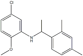 5-chloro-N-[1-(2,4-dimethylphenyl)ethyl]-2-methoxyaniline