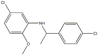 5-chloro-N-[1-(4-chlorophenyl)ethyl]-2-methoxyaniline