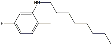 5-fluoro-2-methyl-N-octylaniline 化学構造式
