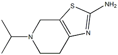 5-isopropyl-4,5,6,7-tetrahydro[1,3]thiazolo[5,4-c]pyridin-2-amine 化学構造式