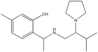  5-methyl-2-(1-{[3-methyl-2-(pyrrolidin-1-yl)butyl]amino}ethyl)phenol