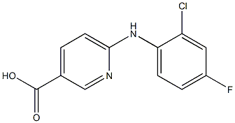 6-[(2-chloro-4-fluorophenyl)amino]pyridine-3-carboxylic acid