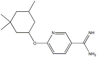 6-[(3,3,5-trimethylcyclohexyl)oxy]pyridine-3-carboximidamide