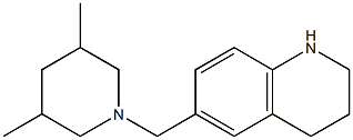 6-[(3,5-dimethylpiperidin-1-yl)methyl]-1,2,3,4-tetrahydroquinoline|