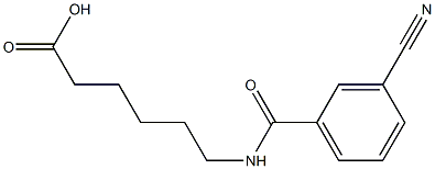 6-[(3-cyanophenyl)formamido]hexanoic acid|