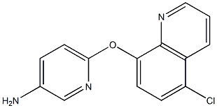  6-[(5-chloroquinolin-8-yl)oxy]pyridin-3-amine