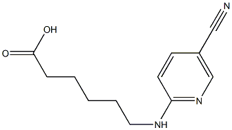 6-[(5-cyanopyridin-2-yl)amino]hexanoic acid|